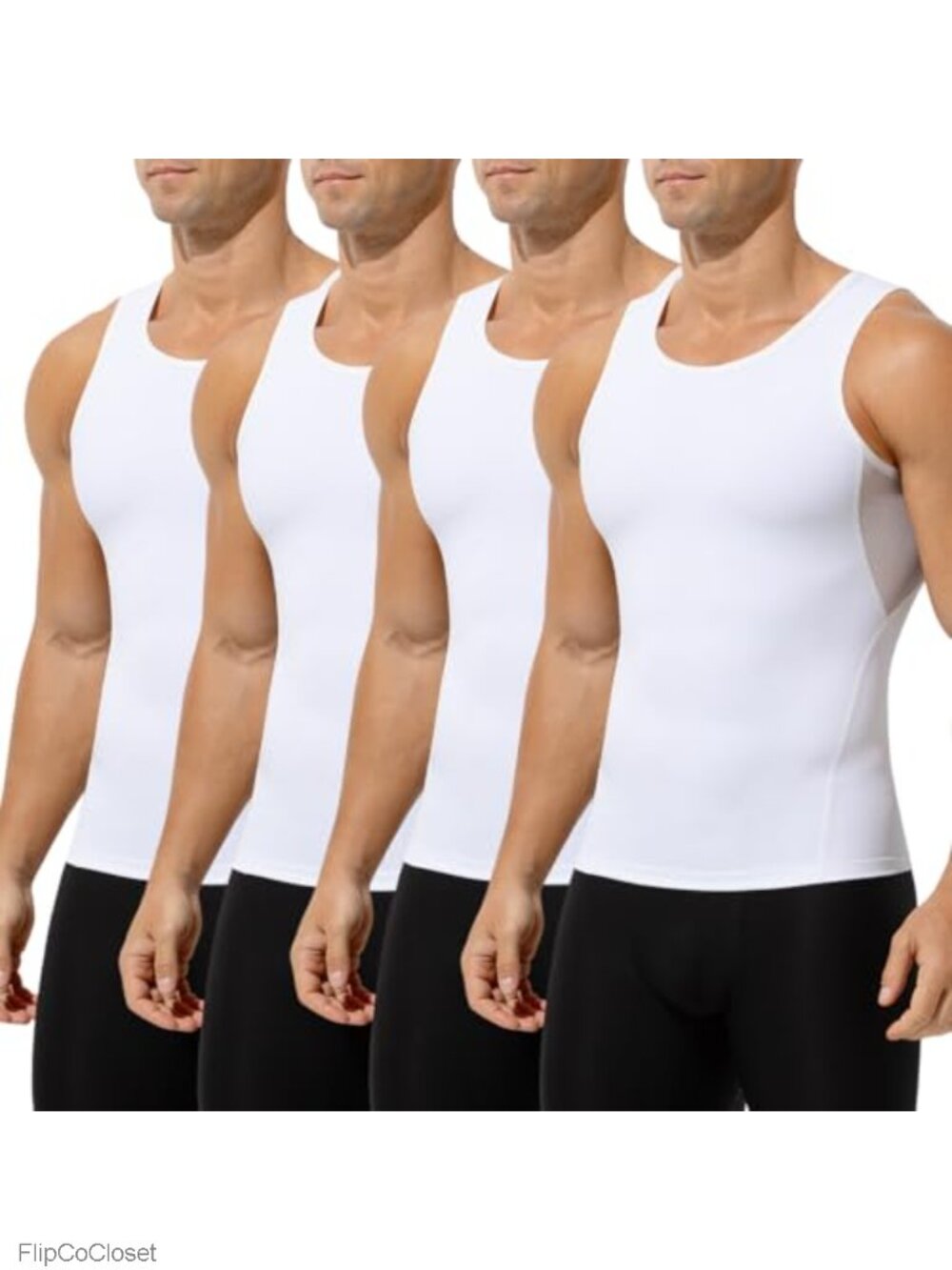 Men's Tummy Control Compression Shapewear Sleeveless Slimming Tank Top
